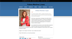Desktop Screenshot of fatimamartinez.com